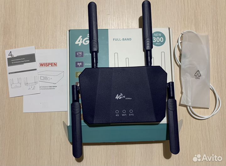 Wifi роутер 4g модем новый + видеорегистратор