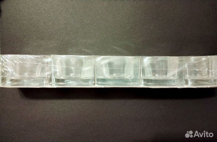 Подсвечники IKEA Glasig набор для чайной свечи