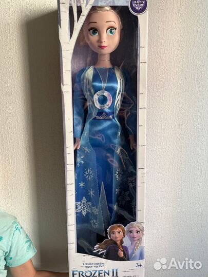 Большая кукла Эльза холодное сердце 70 см