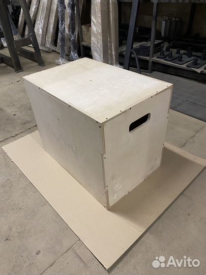 Плиометрический бокс 750х500х600 мм, дерево AV888