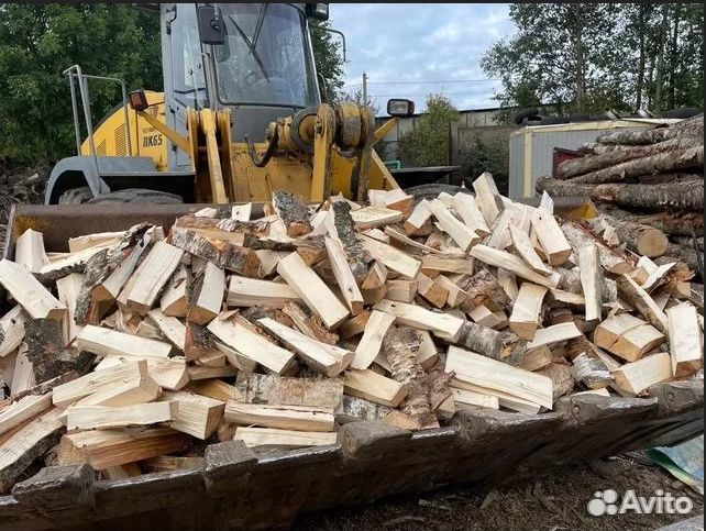 Дрова из березы, колотые, сухие. Житково. Доставка