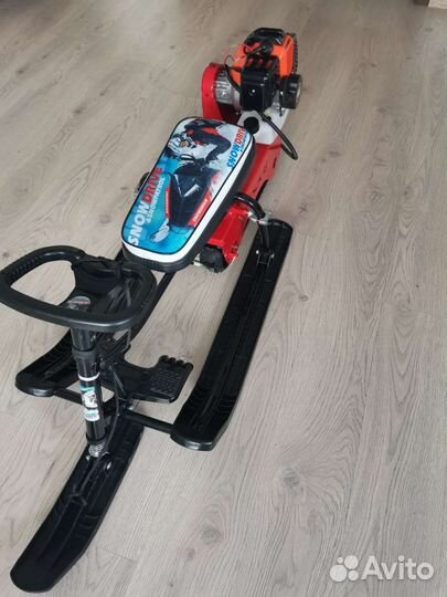 Детский снегокат с бензиновым модулем Снежок R1