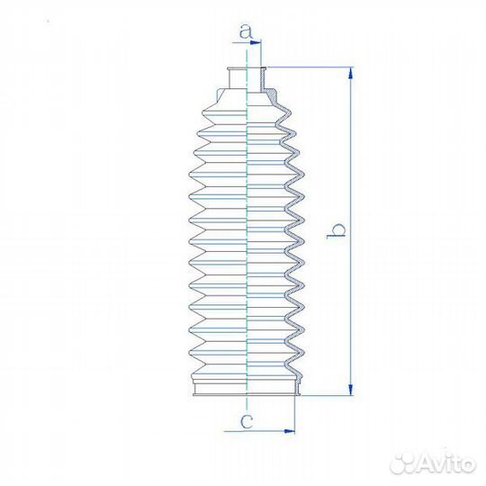 Пыльник рулевой рейки Infiniti, Nissan G, M, Q, 35