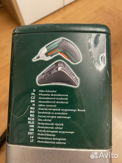 Аккумуляторный шуруповерт