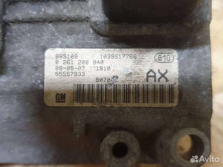 Блок управления двигателем opel corsa D z12xep