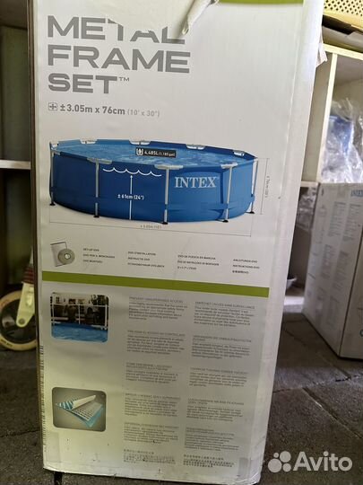 Каркасный бассейн 305/76 круглый intex