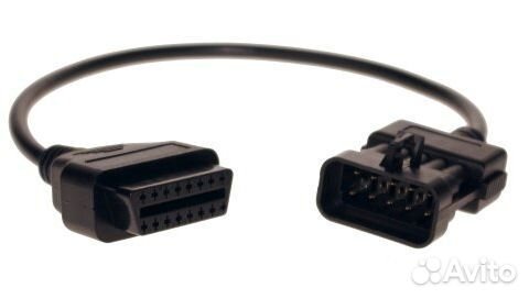 Переходник opel 10 PIN на OBD2 16 PIN