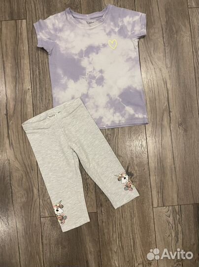 Вещи пакетом на девочку 104 110