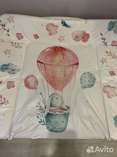 Кроватка, комод, матрас и бортики