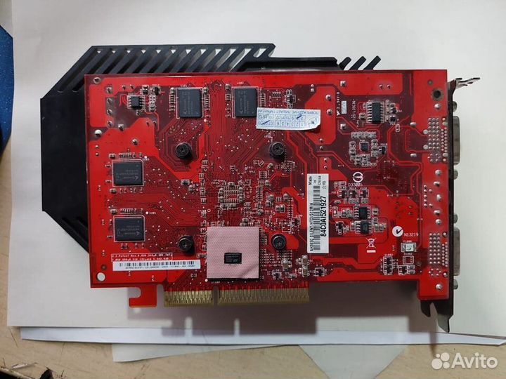 AGP ATi Radeon HD 3650 512MB неисправная