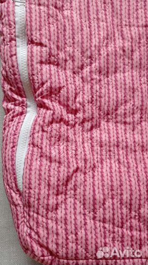 Зимний конверт кокон на овчине в коляску санки