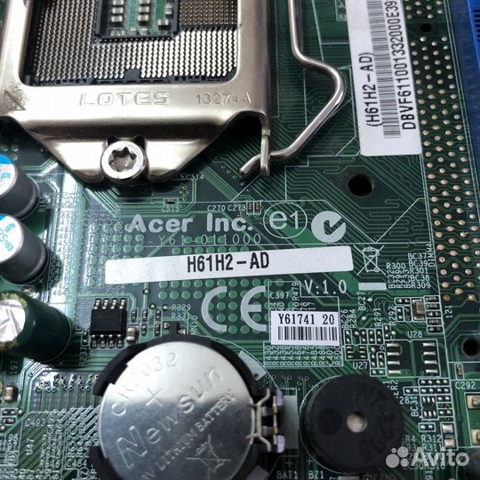 Материнская плата acer h61h2-ad 1155