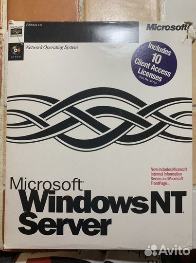 Комплект MS Win NT Server. Раритет