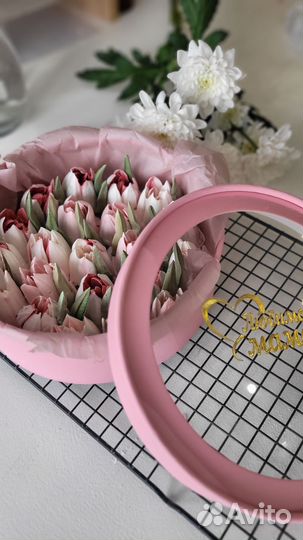 Зефирные тюльпаны