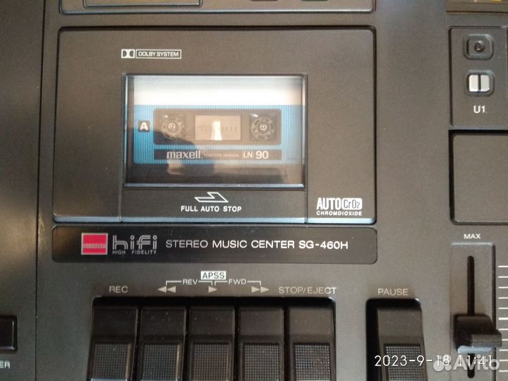 Музыкальный центр sharp sg 460h