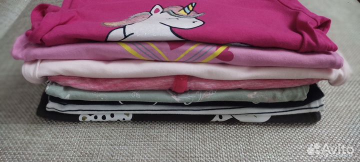 Лонгсливы на девочку 80 86 пакетом
