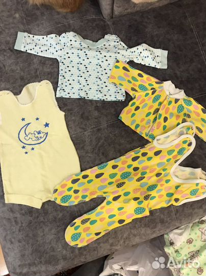 Детские вещи на мальчика/девочку (3 пакета)