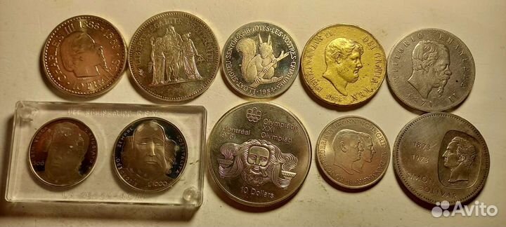 Восточная Африка,Сан-Марино,Канада,Австрия.Серебро