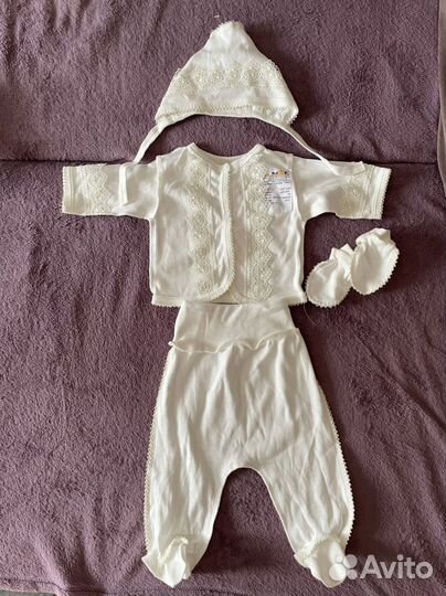 Новые детские вещи для новорожденных пакетом