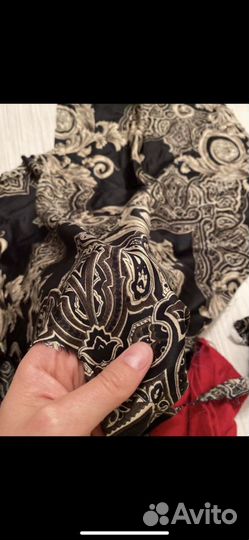 Отрезы ткани, кружева, металл, шелк, мех