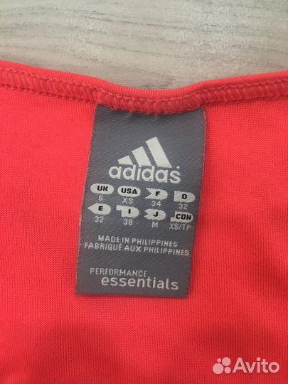 Спортивная женская майка adidas р. хs