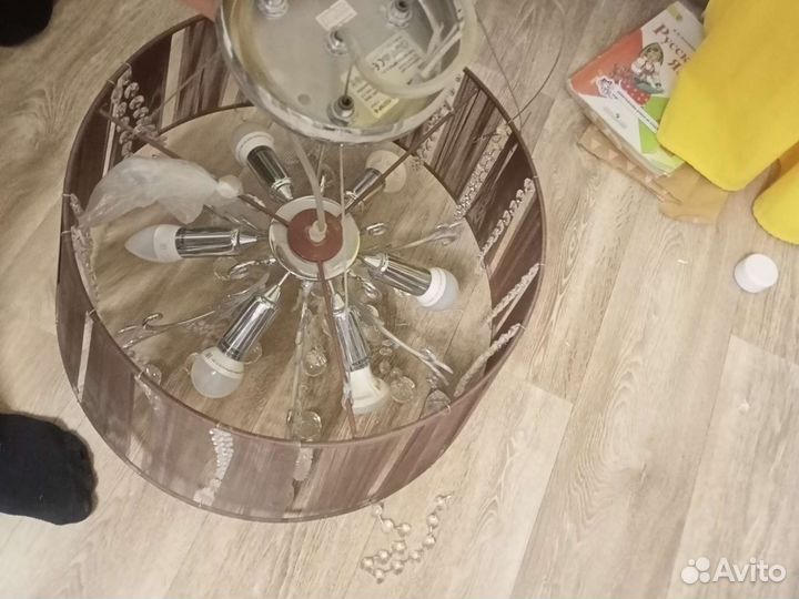 Люстра потолочная подвесная бу