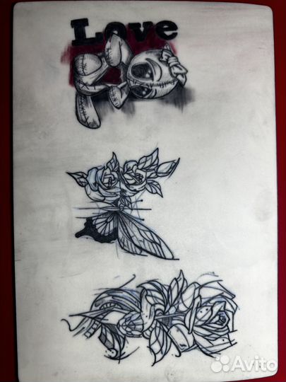 Тату модель за расходники Тату бесплатно