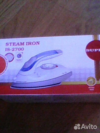 Утюг новый дорожный Supra