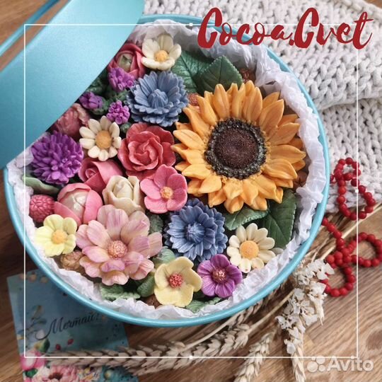 Шоколадные цветы пионы розы и др