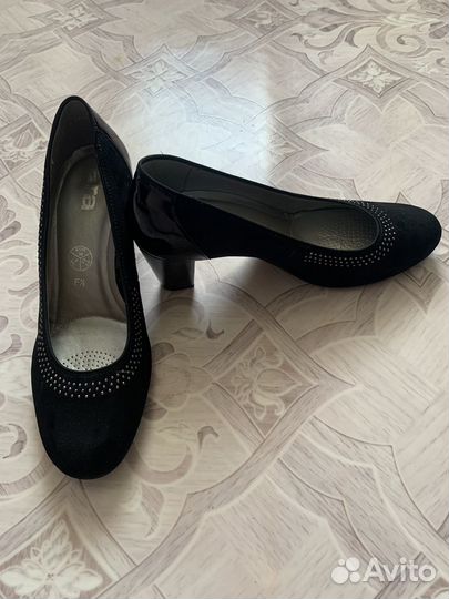 Туфли замшевые