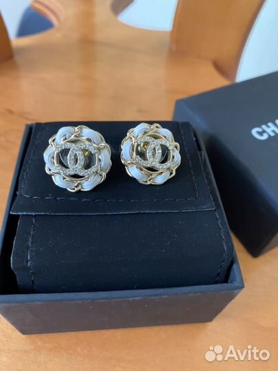 Серьги Chanel оригинал