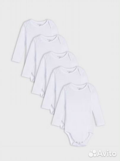 Боди 4 шт. Sinsay 74 см. Новые