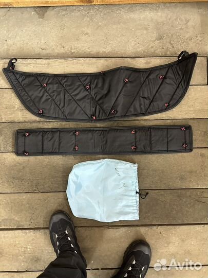 Утеплитель на решетку радиатора Toyota Camry 50