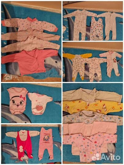 Вещи на девочку до года