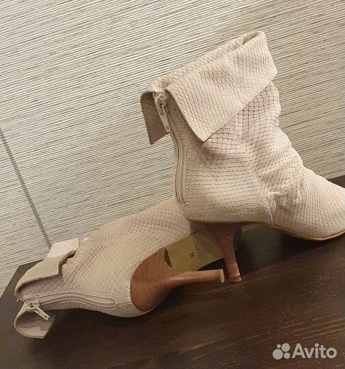 Летние полуботинки замша 35р