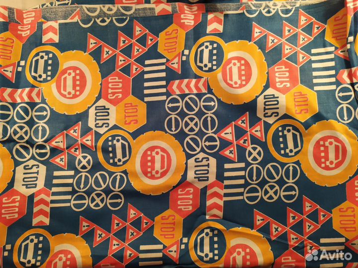 Ткань СССР гаи редкая и шитье