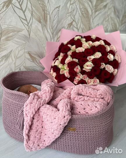 Кокон зевушка и вязанная люлька