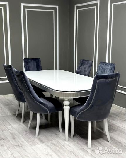 Стол обеденный и стулья, собственное производство