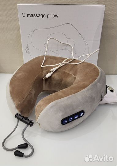 Массажная подушка для шеи с подогревом