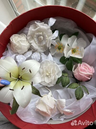 Цветы из шелка в ассортименте