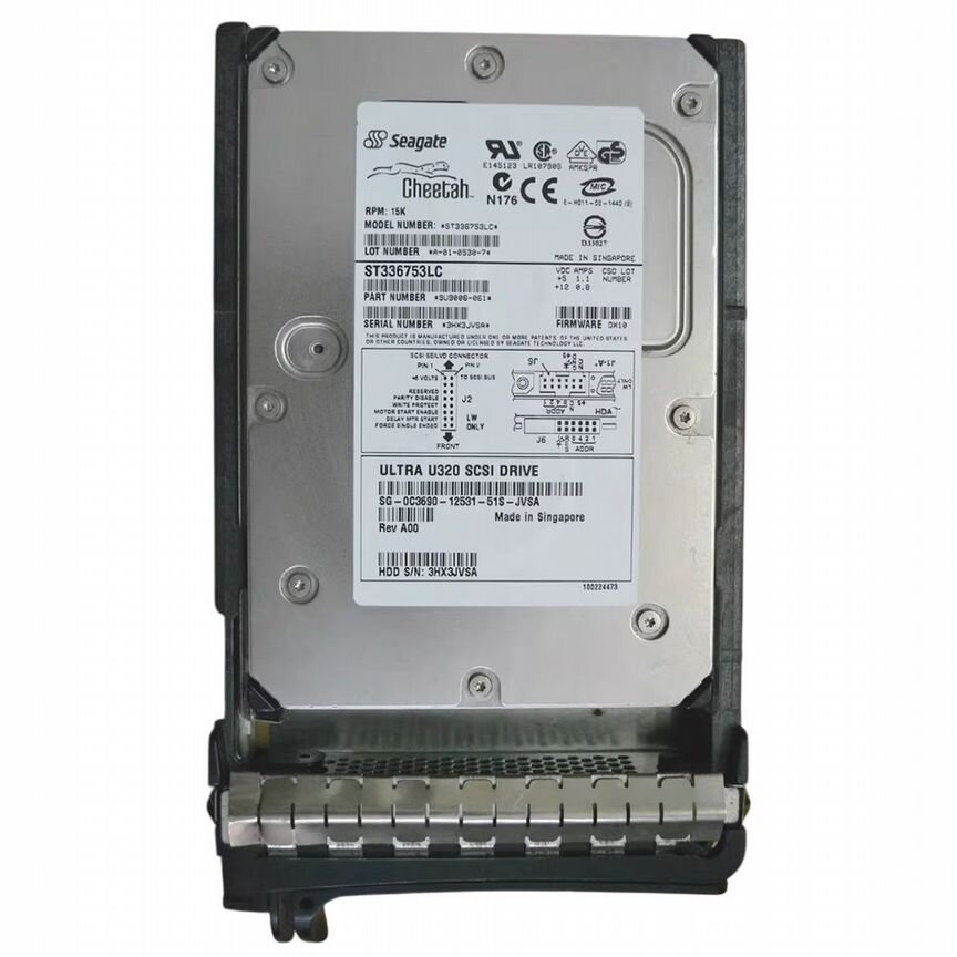 [C3690] Жесткий Диск Dell 36gb U320scsi 3.5" Hdd C3690