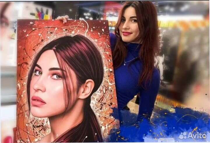 Портрет на холсте 40х60