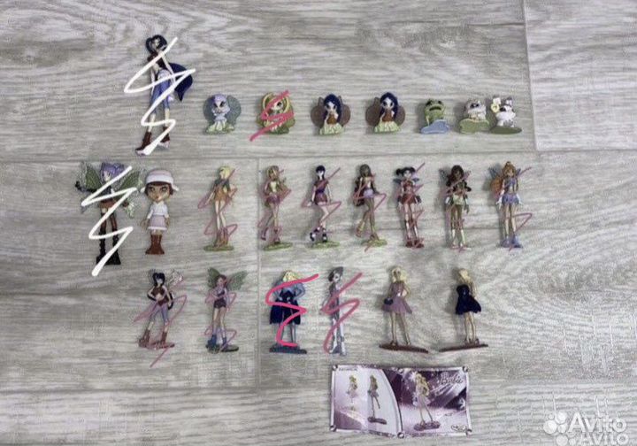 Фигурки винкс из киндера