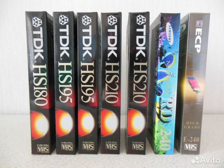 Видеокассеты VHS новые запечатанные