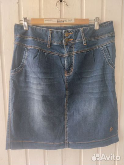 84) Юбка джинсовая Р 48