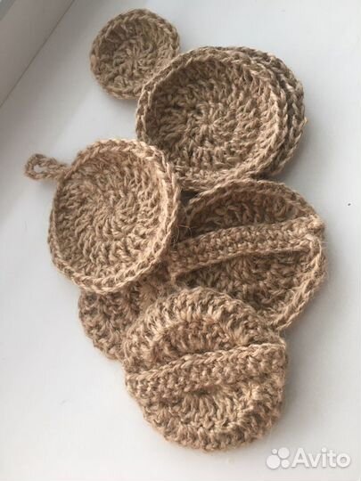 Эко-губка из джута