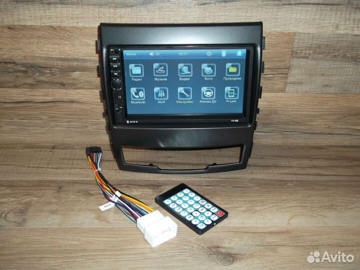 Магнитола 2DIN SsangYong Actyon 2011-2013г