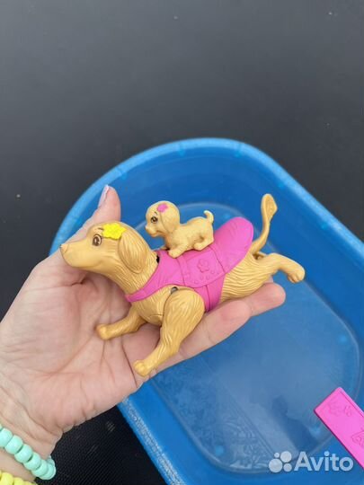 Набор для купания щенков барби бассейн