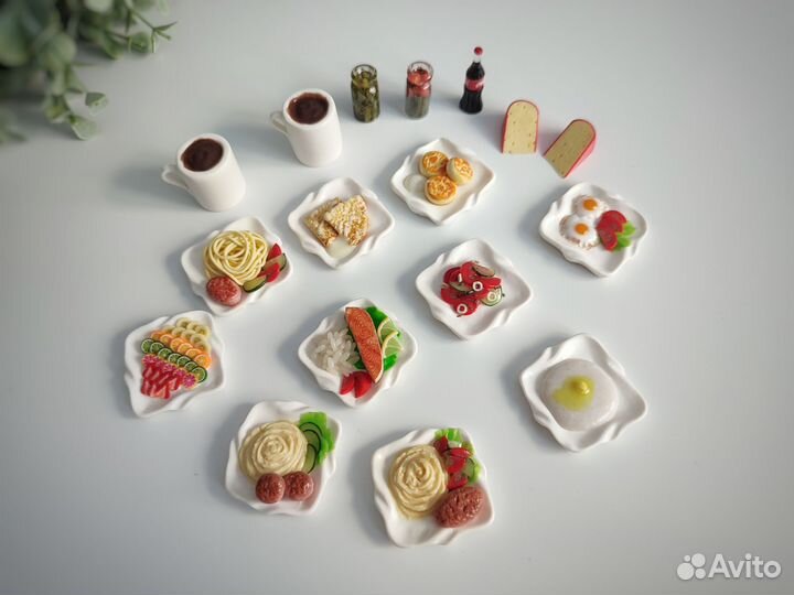 Еда для кукол из полимерной глины