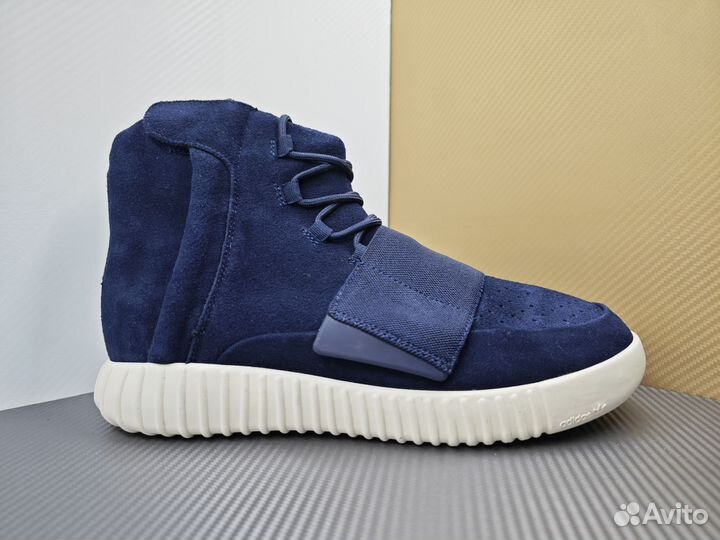 Ботинки мужские Adidas Yeezy boost 750 синие